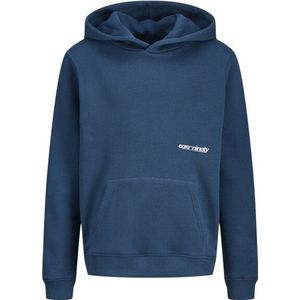 JACK&JONES - JCOGRID SWEAT HOOD JNR - Jongens - Hoodie - Lange Mouwen - Relaxed Fit
