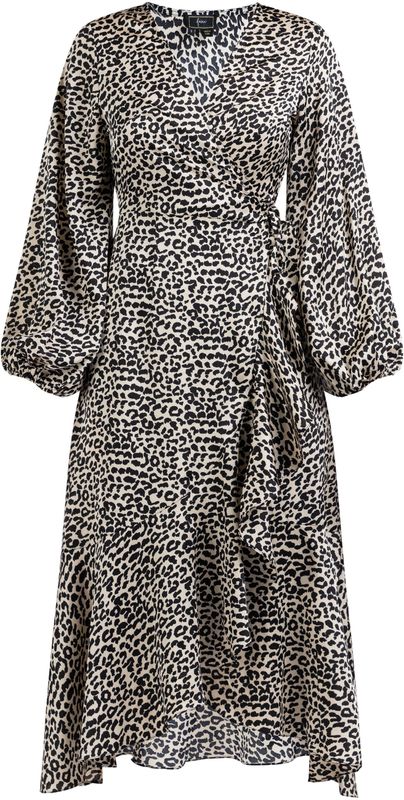 faina Jurk  crème / zwart