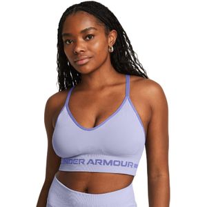 Under Armour - Seamless Low Long - Sportbeha - Paars