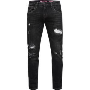 Rusty Neal - TORI - Jeans - Denim - Slim Fit, 98% Katoen, 2% Elastaan