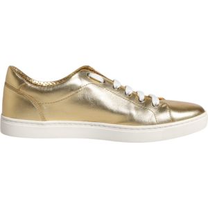 Dolce & Gabbana - Logo London - Sneakers - Geel - Leer