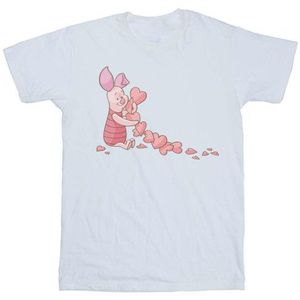 Li-cense Disney dames winnie the pooh knorretje hartenketting katoenen vriendje t-shirt