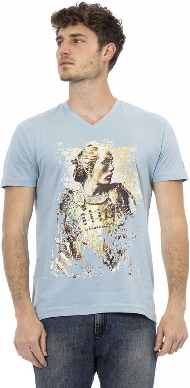 Trussardi - Action - T-Shirt - Blauw - Katoen