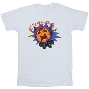 Li-cense Disney heren big hero 6 baymax hiro boos manga t-shirt