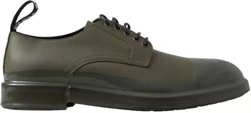 Laceloze Derby Schoenen Militaire Groen