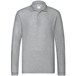 Fruit of the Loom - Poloshirt - Katoen - Eenvoudig - Lange Mouwen - Omgeslagen Kraag