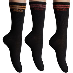 Pakket-3 Lange Katoenen Sokken F3266 voor Dames