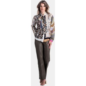 Mucho Gusto Blouse st. tropez tijdloze elegant in twill zijde