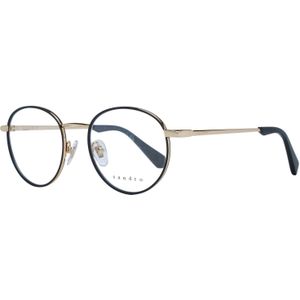 Sandro - Heren Bril - Zwart - Roestvrijstalen - Ronde Vorm