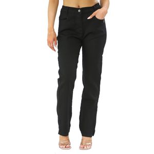 MYT - Damesjeans - Zwart - Normale Pasvorm - Stretchdenimbroek
