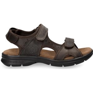 Salton Basics - Leren Herensandalen - Bruin