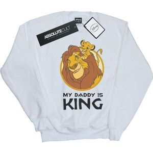 Li-cense Disney dames the lion king my daddy is king sweatshirt