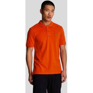 Lyle And Scott - Plain Polo Shirt - Oranje - Poloshirt