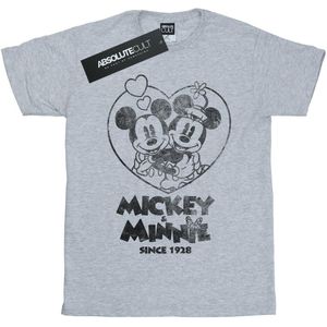 Li-cense Disney heren mickey en minnie mouse sinds 1928 t-shirt