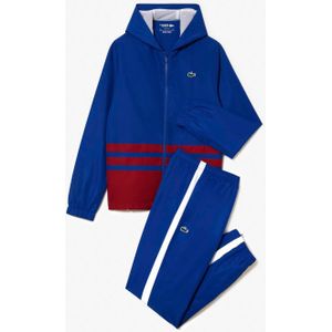 Lacoste - WH7566 - Trainingspak - Blauw - Tennissportpak - Gerecycled Polyester