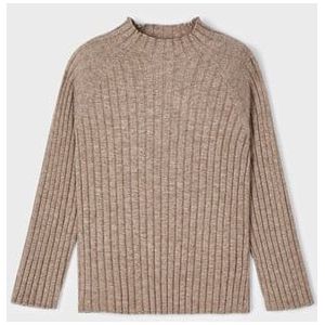 Mayoral Meisjes sweater rib met kraag helder