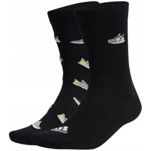 Adidas Unisex adult run x ultraboost shoe love graphic sokken (set van 2)
