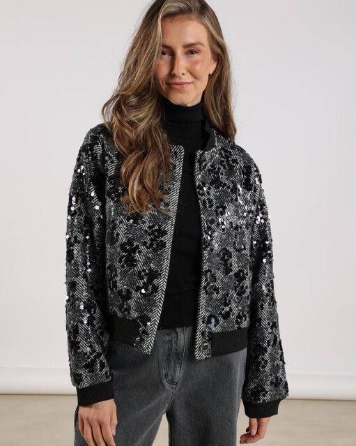 Nukus - Bomberjas Mia Paillet - Zwart - Dames