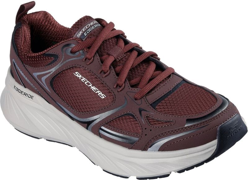 Skechers - EDGERIDE-EXODIS - Sneakers - Wijnrood - Veters