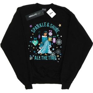 Li-cense Disney dames prinses jasmine fonkeling en glans sweatshirt