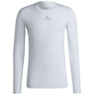 Adidas - Tech-Fit - T-shirt - Primegroen - Met Lange Mouwen