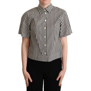 Dolce & Gabbana - Poloshirt - Wit - Korte Mouwen - 100% Katoen