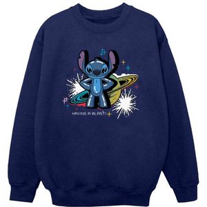 Li-cense - Lilo & Stitch - Sweatshirt - Multicolor - 50% Katoen, 50% Polyester, Gedrukt, Crew Neck