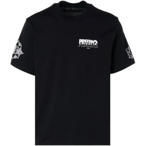 Amiri - T-shirt - Zwart - Korte Mouwen - Normale Pasvorm