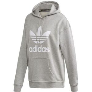 Adidas - Dames Trefoil Hoodie - Badstof - Met Capuchon - Kangoeroezak