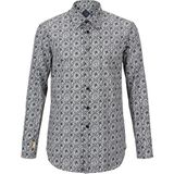 Billionaire - Shirt Silver Cut 'Claude' - Katoen - Zwart - Slim Fit