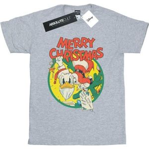 Li-cense Disney dames donald duck vrolijk kerstfeest katoenen vriendje t-shirt