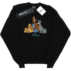 Li-cense Disney heren lady and the tramp klassiek groep sweatshirt