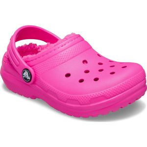 Crocs - Classic Lined - Klompen - Pink Crush - Kinder