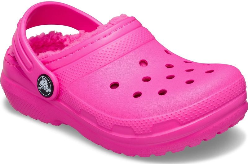 Crocs - Classic Lined - Klompen - Pink Crush - Kinder