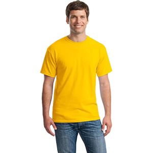 Fruit Of The Loom - Crew Neck - T-shirt - Geel - 5 Pack