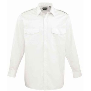 Premier Pilotenoverhemd met lange mouwen voor heren