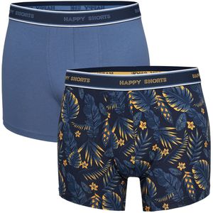 Happy Shorts 2-pack boxershorts heren met hawaii print