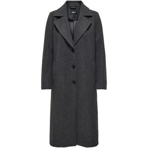 Only onlemma life reg. long coat otw 15313657 dark grey