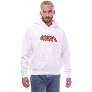 Heren Off White 90's DJ Slim Hoodie in Wit roze
