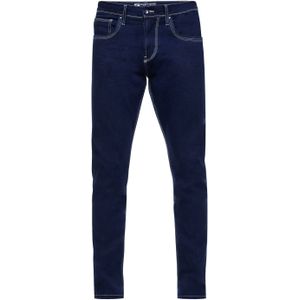 Rusty Neal - MELVIN - Donkerblauwe Jeansbroek - Slim Fit - Katoen-Stretch