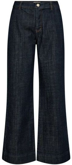 MOS Mosh, Dames, Broeken, Blauw, Maat: W24 Katoen,