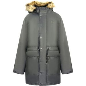 Fred Perry - J2583 102 - Gewatteerde Parka - Zwart