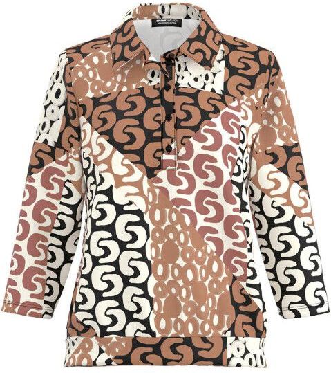 Frank Walder - NOSTop/TShirt - Blouse - Veelkleurig - Katoen