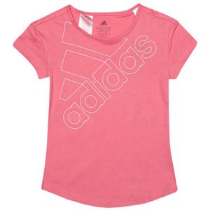 adidas - Essentials Logo - T-shirt - Roze - Junior