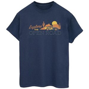 Li-cense Disney dames cars explore the open road katoenen vriendje t-shirt