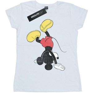 Li-cense Disney dames mickey mouse upside down katoenen t-shirt