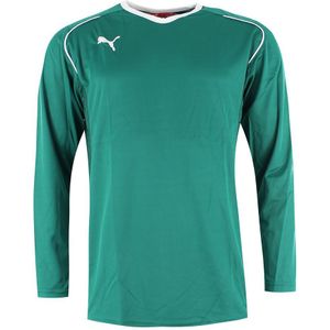 Puma - V5.08 - Voetbal Top - Groen - Lange Mouw V-Hals