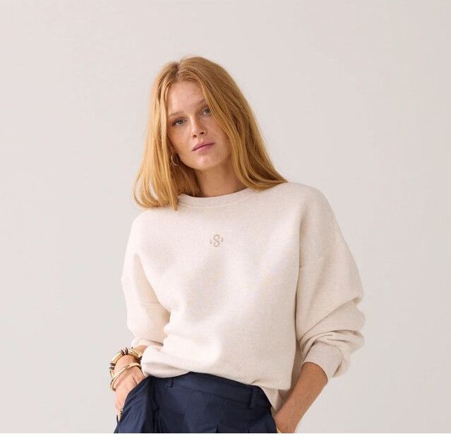 Summum - Hamburg-30413 - Sweatshirt - Ivory - Zachte Kwaliteit