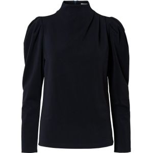 Selected Femme slffenja ls t-neck top b noos 16088133 dark sapphire