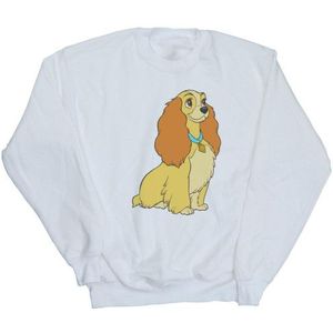 Li-cense Disney dames lady and the tramp lady spaghetti hart sweatshirt